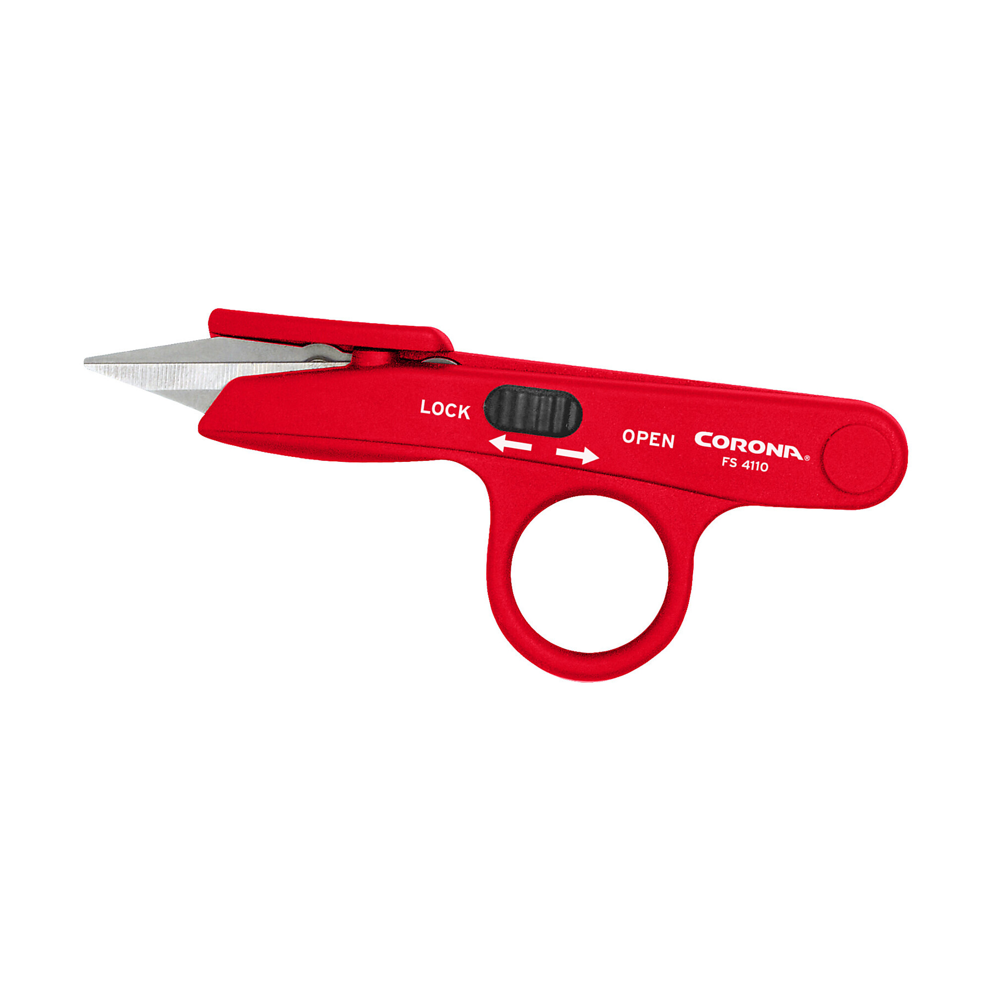 Corona Hydroponic Finger Micro Snips — Stainless Steel, Ergonomic Design, Model# FS 4110